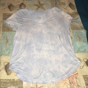 Blue and white t-shirt